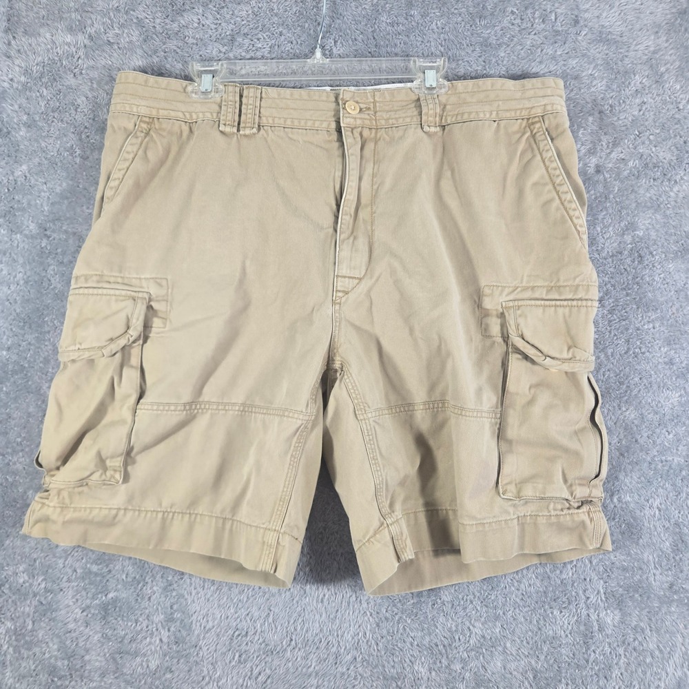 Polo Ralph Lauren Gellar Fatigue Cargo Shorts Mens 42 Khaki Tan Cotton Chino 9"